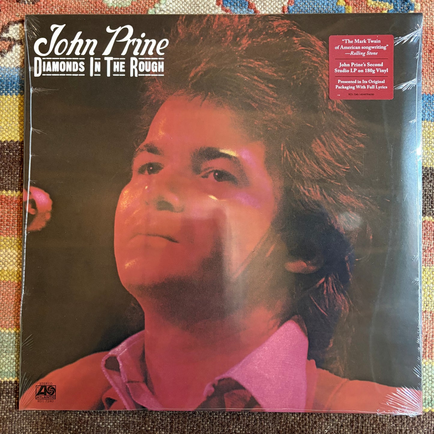 John Prine - “Diamond in the Rough” - Vinyl LP