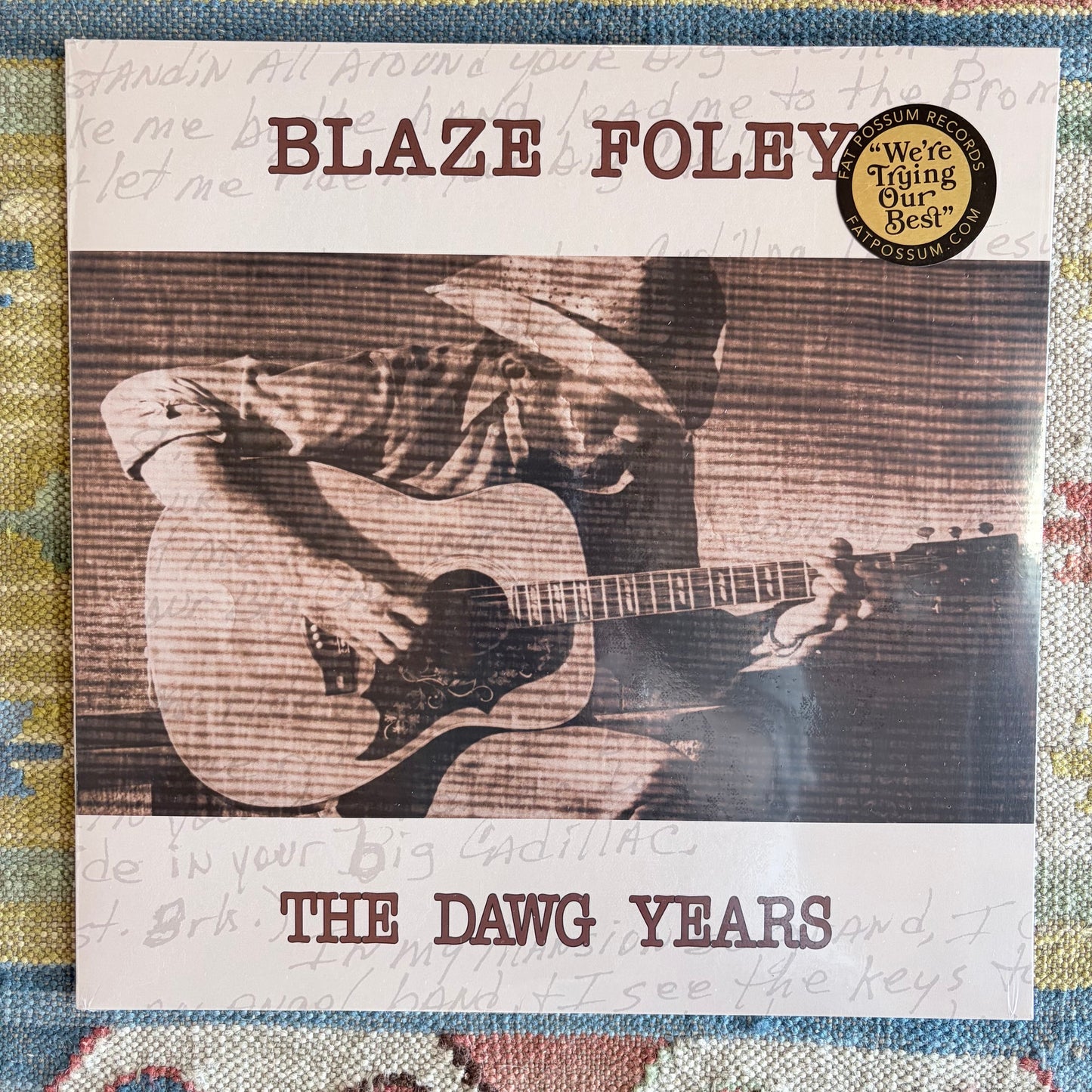 Blaze Foley - “The Dawg Years” - Vinyl LP