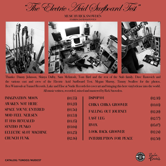 Rick Snowden - "The Electric Acid Surfboard Test" - Vinyl LP