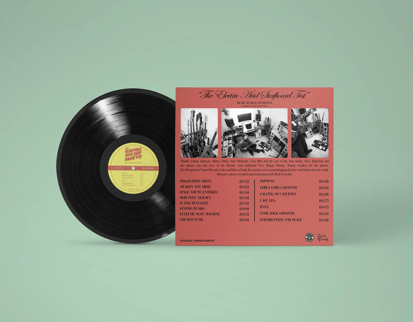 Rick Snowden - "The Electric Acid Surfboard Test" - Vinyl LP