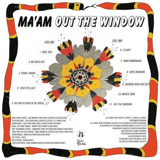 Ma'am - "Out The Window" - Vinyl LP