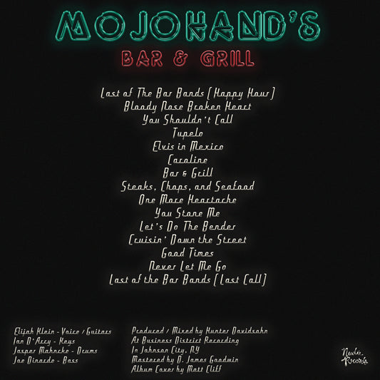 Mojohand - "Bar & Grill" - Vinyl LP Preorder