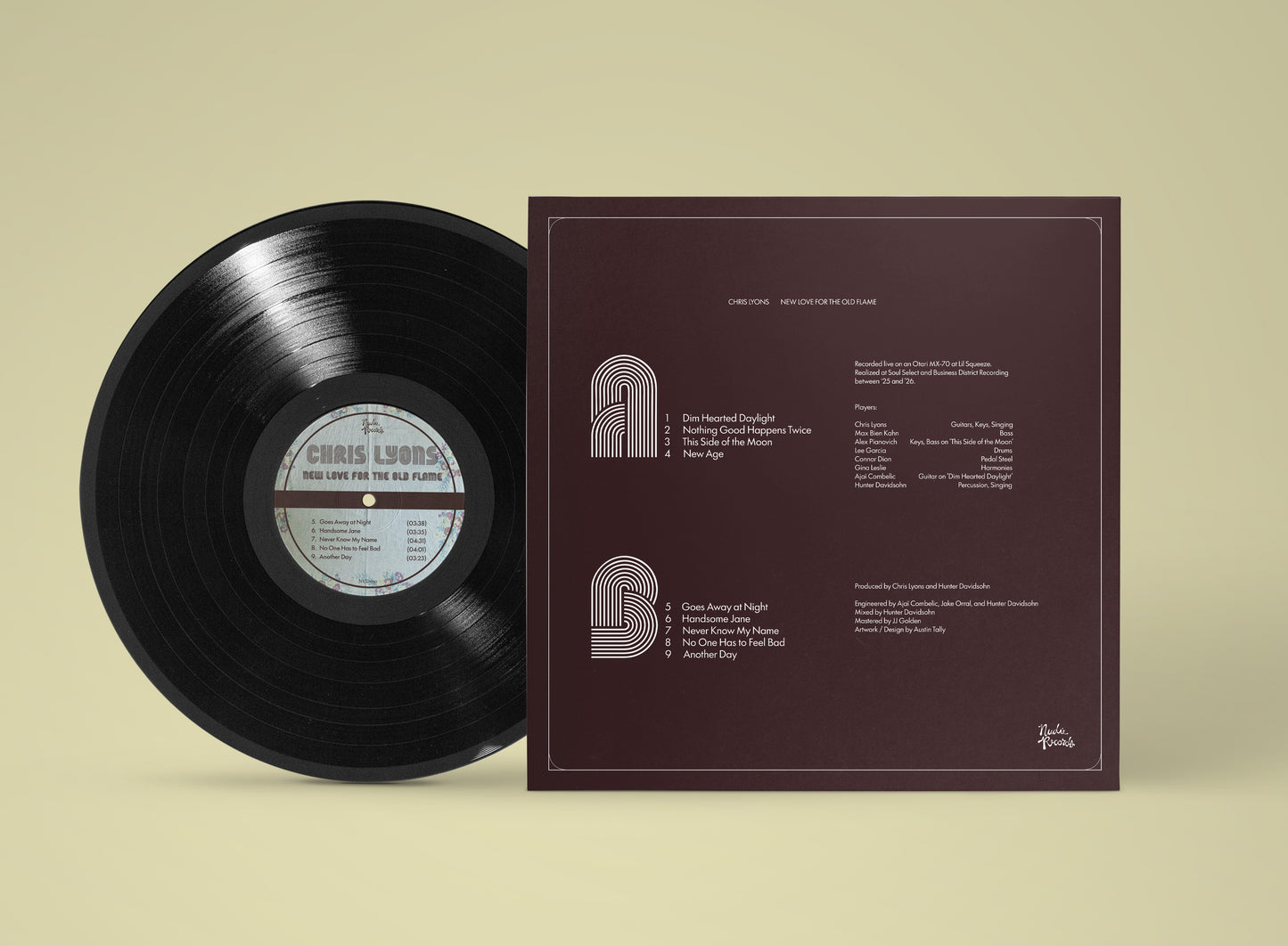 Chris Lyons - "New Love for the Old Flame" - Vinyl LP Preorder