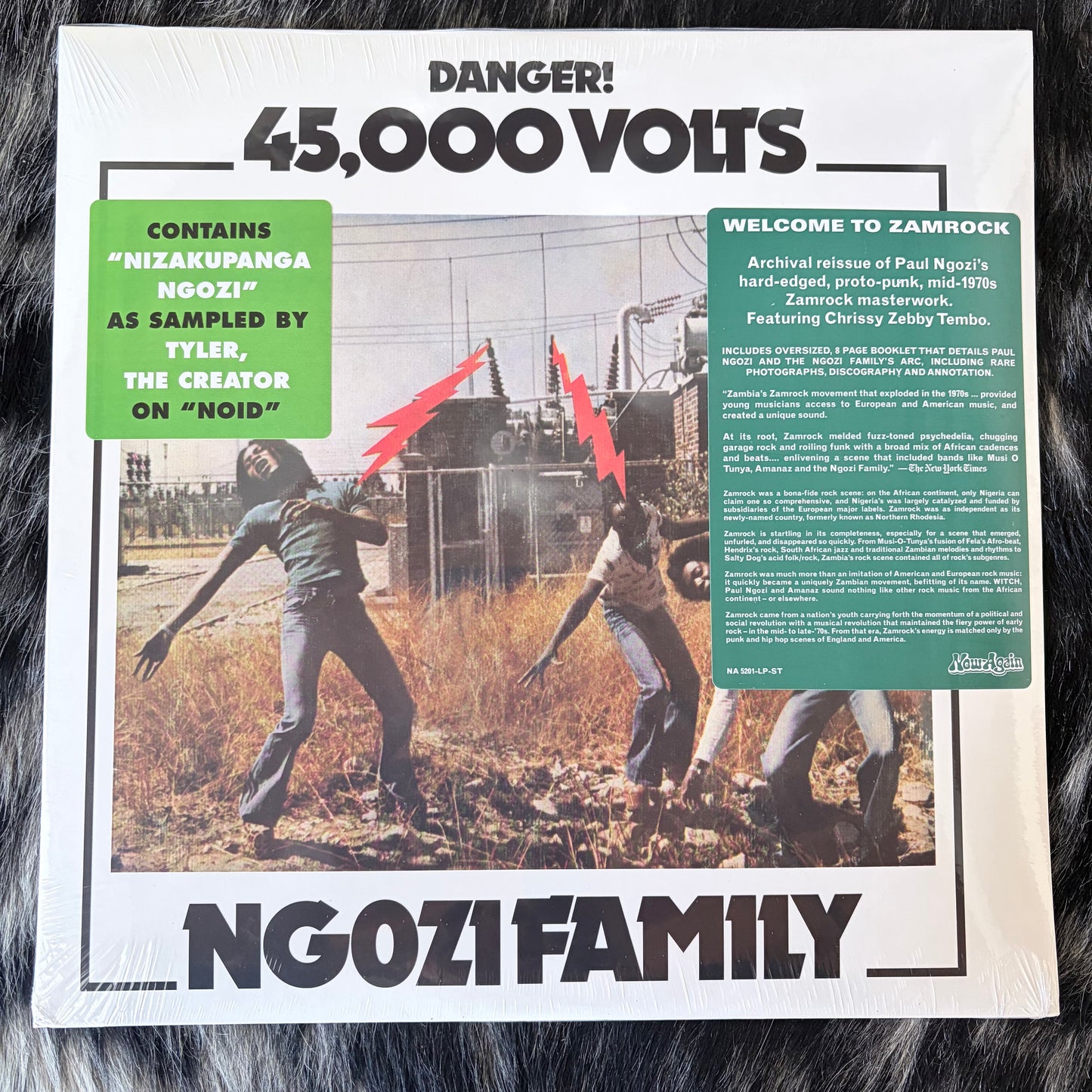 Ngozi Family - "Danger! 45,000 Volts" - Vinyl LP