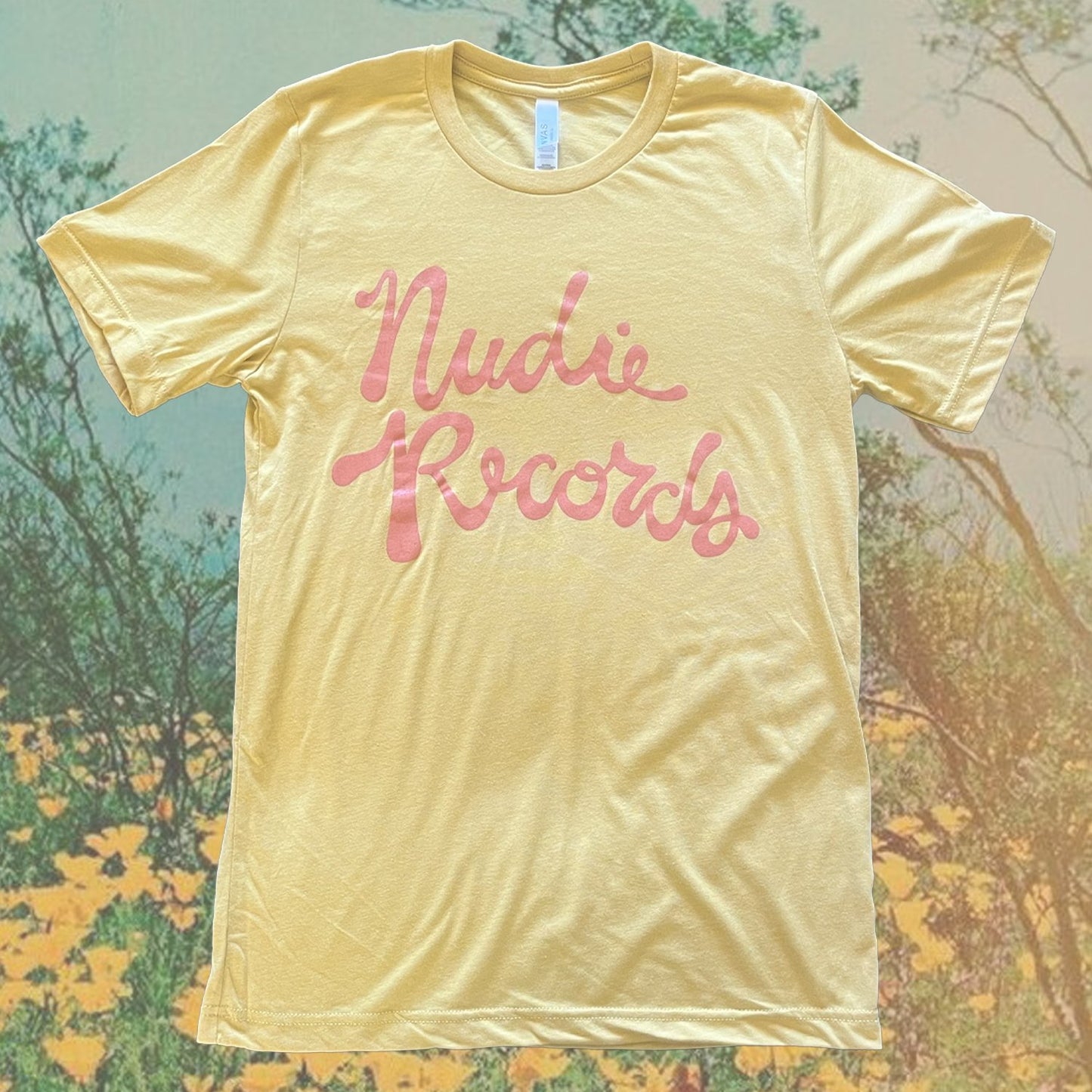 Mustard Nudie Logo Tee