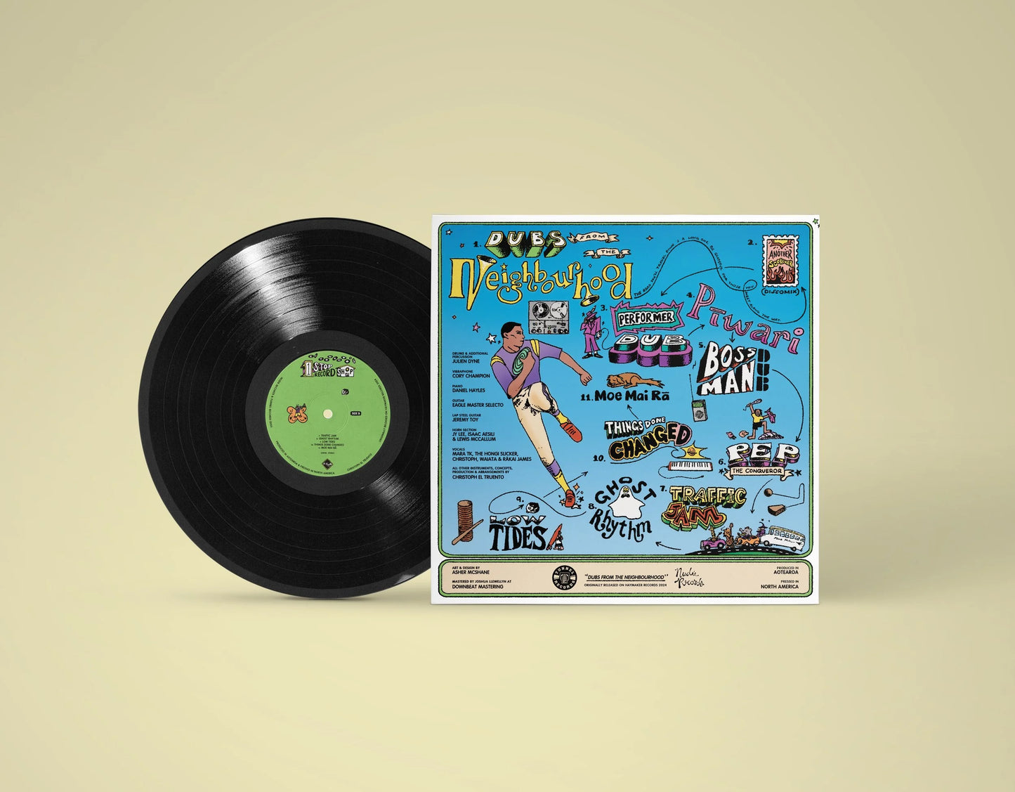 Christoph El Truento - "Dubs From the Neighbourhood" - Vinyl LP