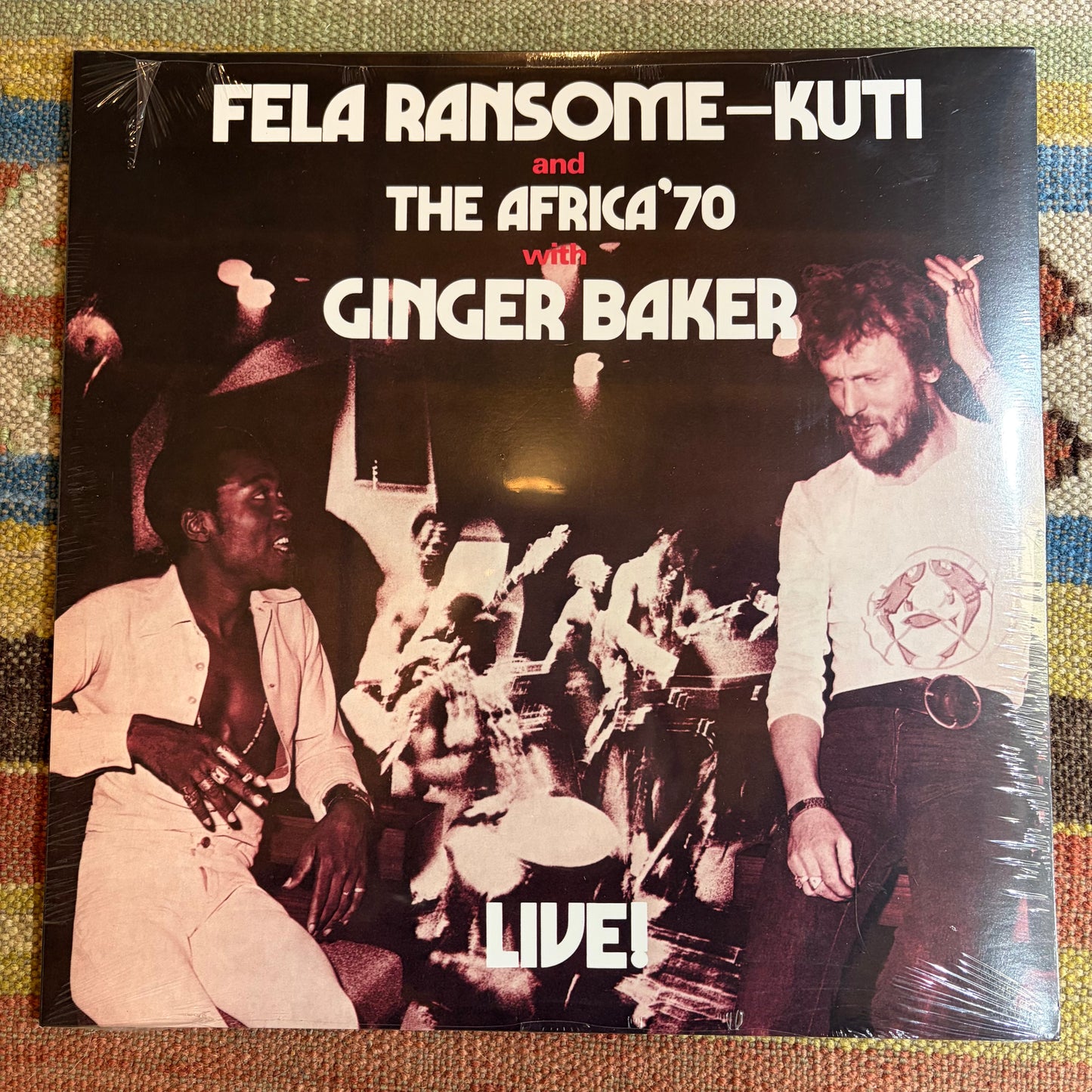 Fela Kuti - “Fela Kuti with the Africa ‘70 and Ginger Baker Live” - Vinyl LP