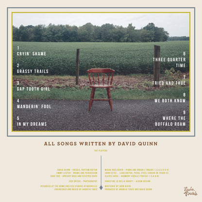 David Quinn - "Wanderin' Fool" - Vinyl LP