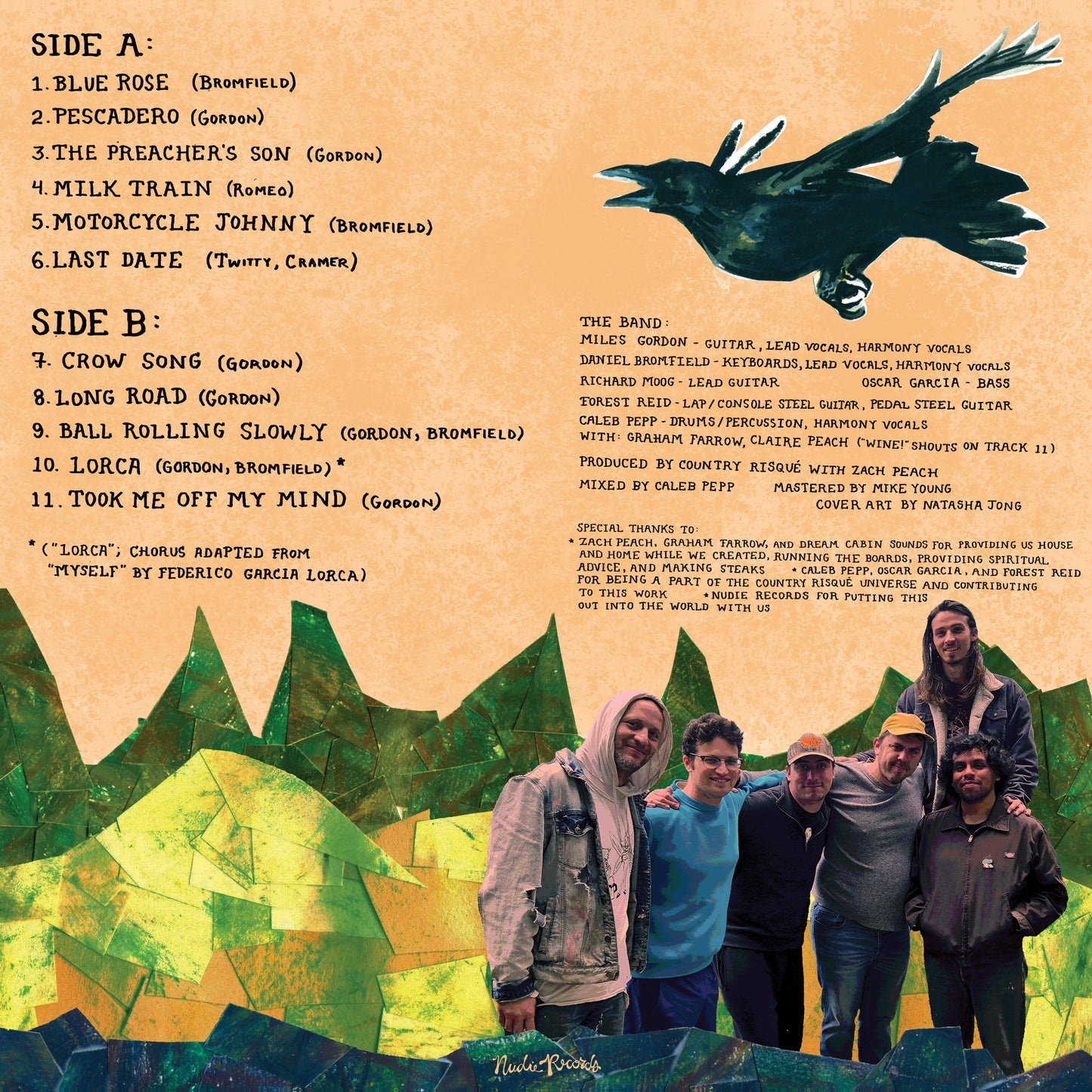 Country Risqué - "As The Crow Flies" - Vinyl LP Preorder