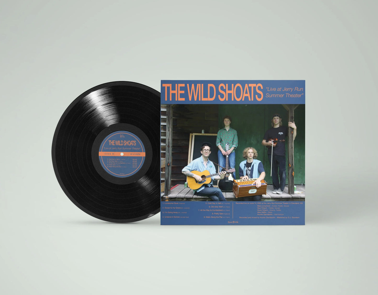 The Wild Shoats - "Live at Jerry Run Summer Theater" - Vinyl LP
