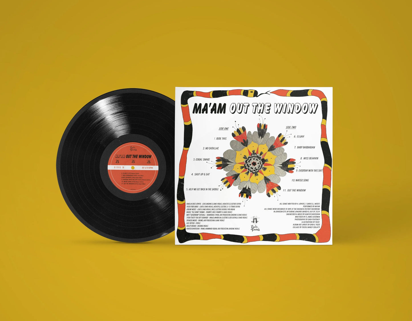 Ma'am - "Out The Window" - Vinyl LP