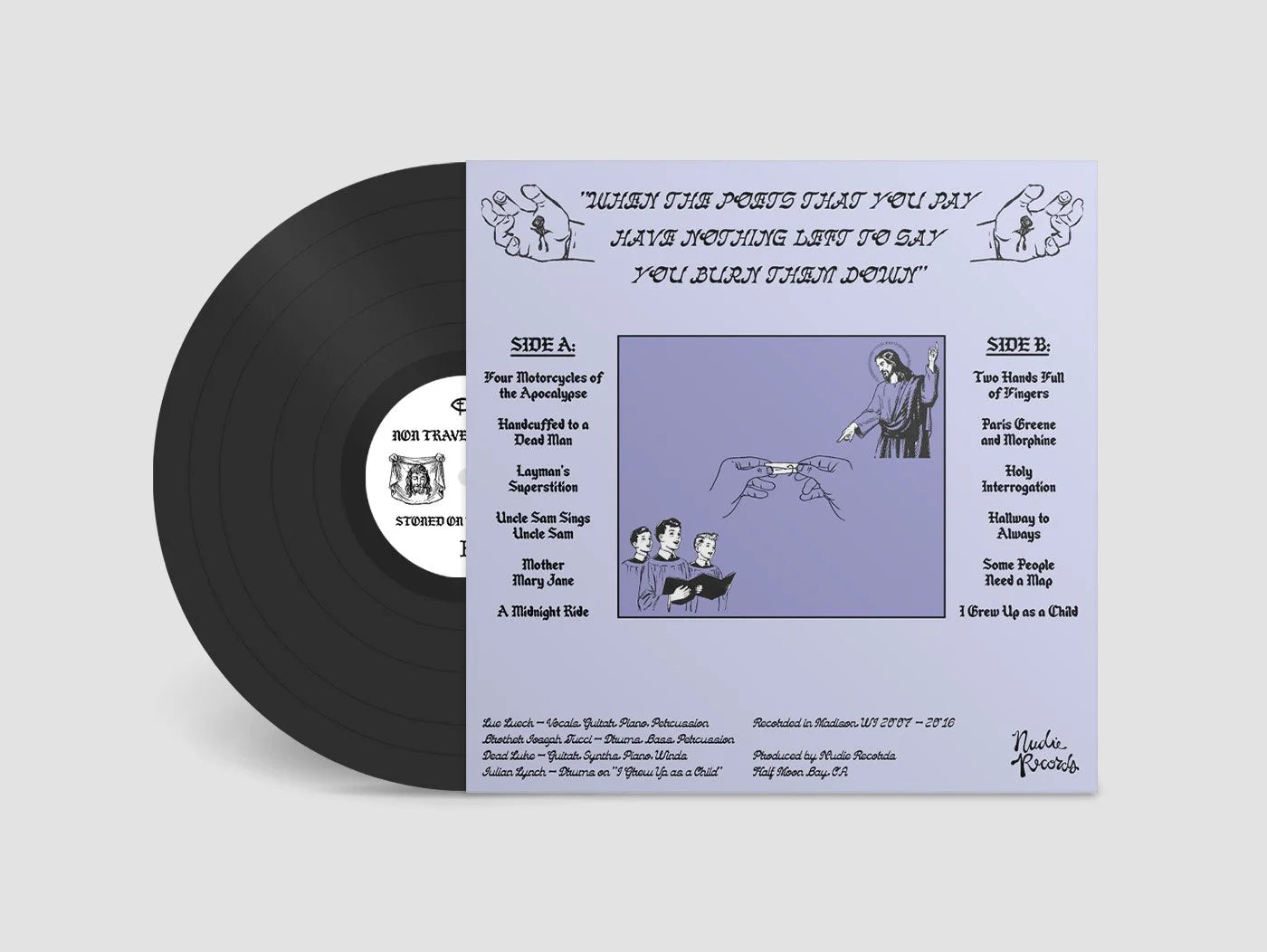 Non Travellin' Band - "Stoned on the Christ (Demos 2007 - 2016) - Vinyl LP