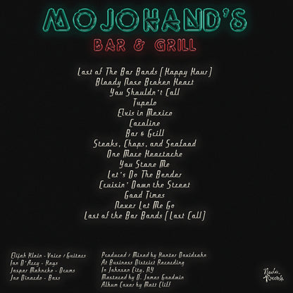 Mojohand - "Bar & Grill" - Vinyl LP Preorder