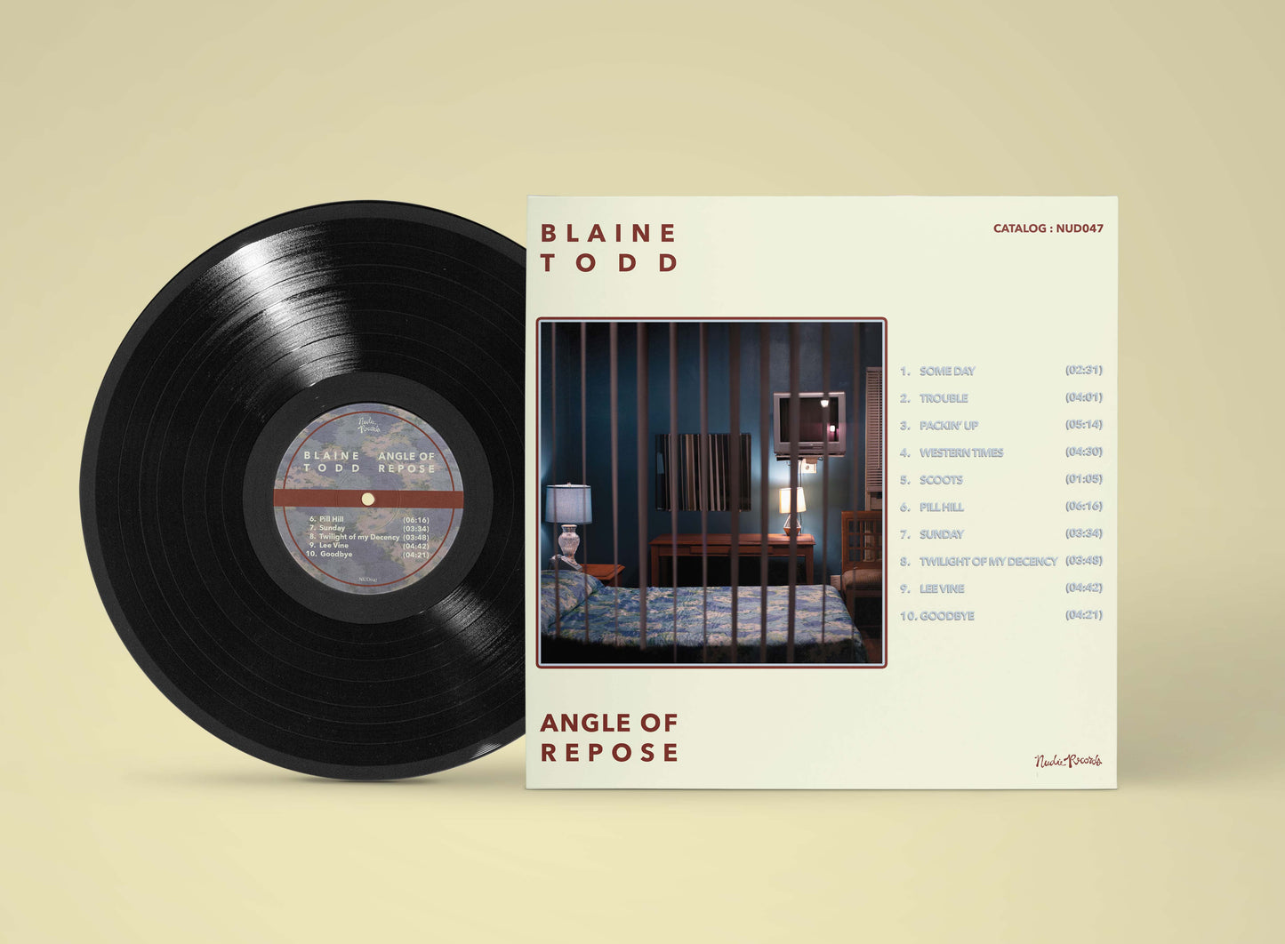 Blaine Todd - "Angle of Repose" - Vinyl LP Preorder