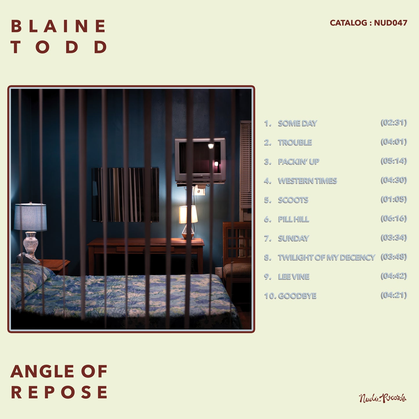 Blaine Todd - "Angle of Repose" - Vinyl LP Preorder