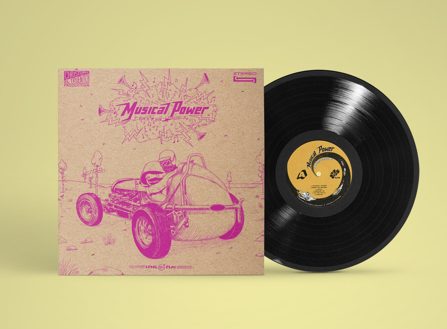 Christoph El Truento - "Musical Power" - Vinyl LP Preorder