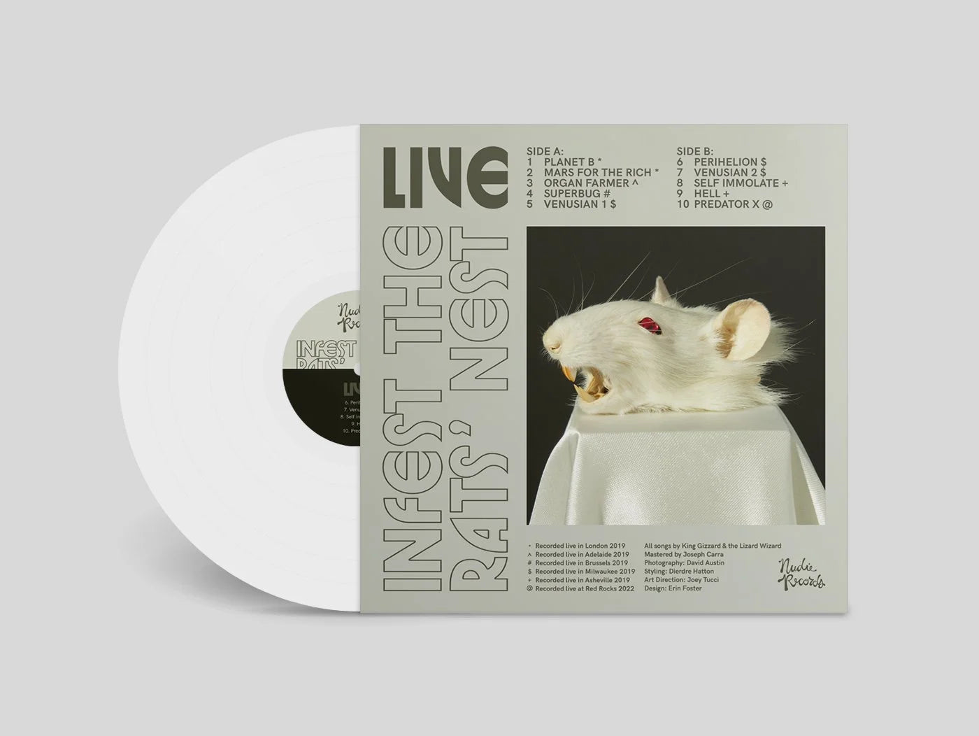 King Gizzard & The Lizard Wizard - "Infest The Rats' Nest (Live) - Vinyl LP
