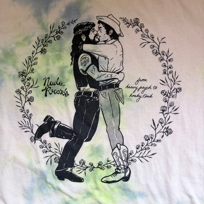 Tie-Dye Kissing Cowboys Tee