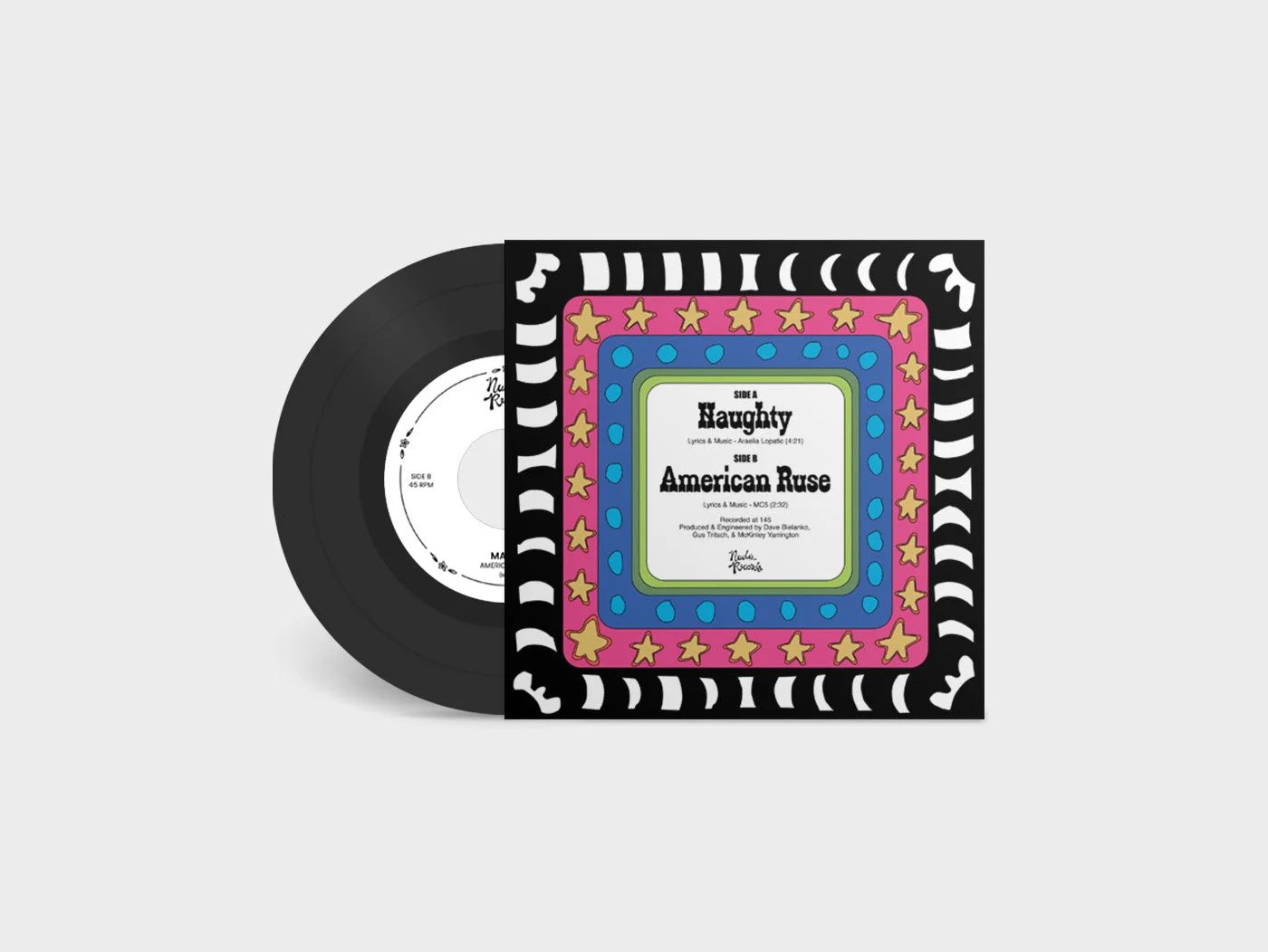 Ma'am - "Naughty b/w American Ruse" - 7" single