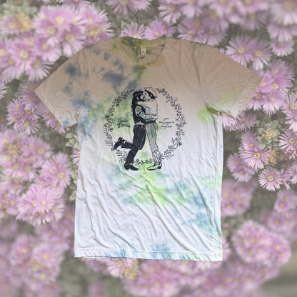 Tie-Dye Kissing Cowboys Tee