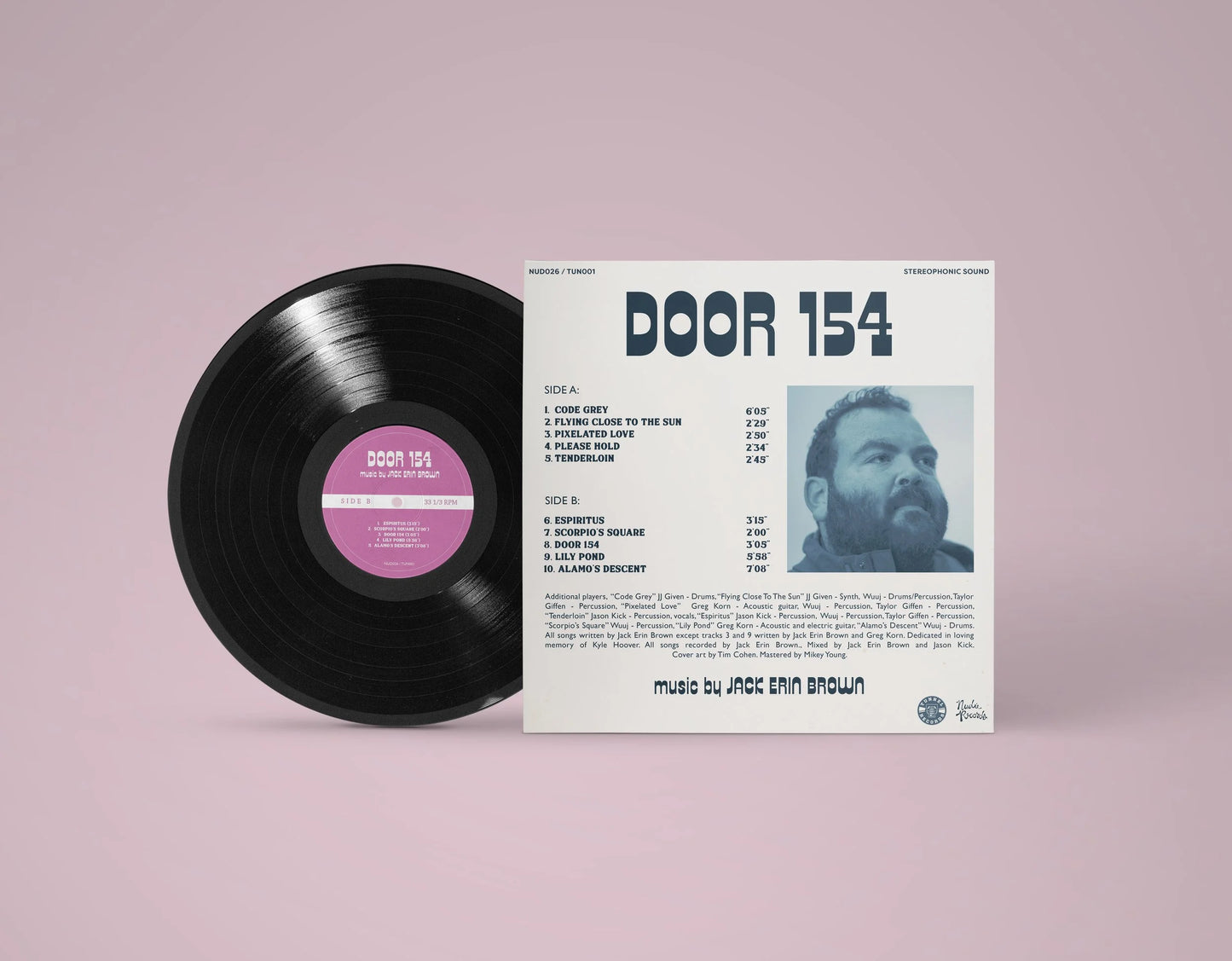 Jack Erin Brown - "Door 154" - Vinyl LP