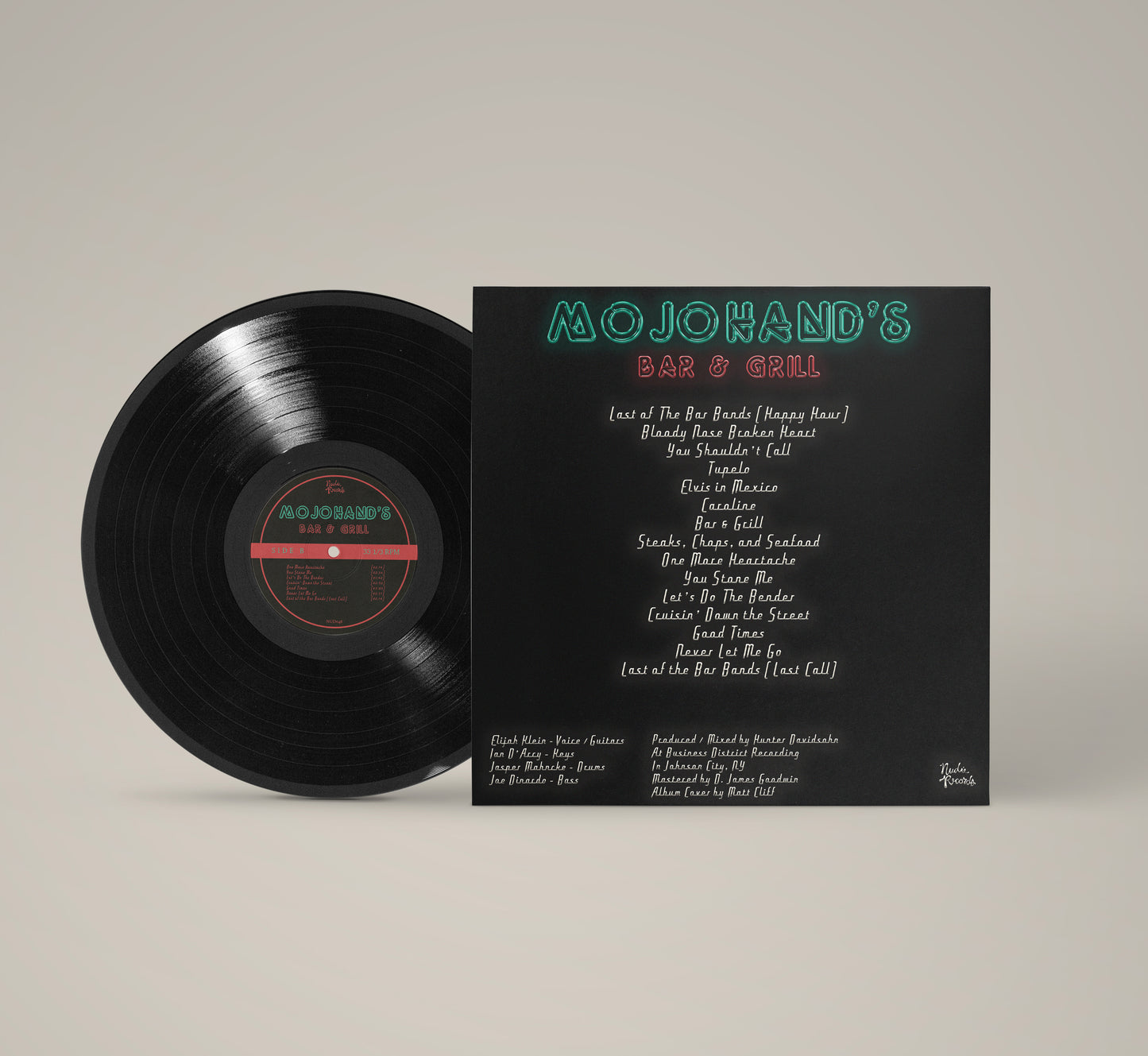 Mojohand - "Bar & Grill" - Vinyl LP Preorder