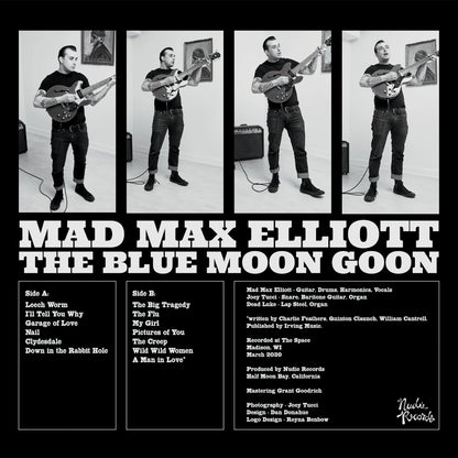 Mad Max Elliott - "The Blue Moon Goon" - Vinyl LP