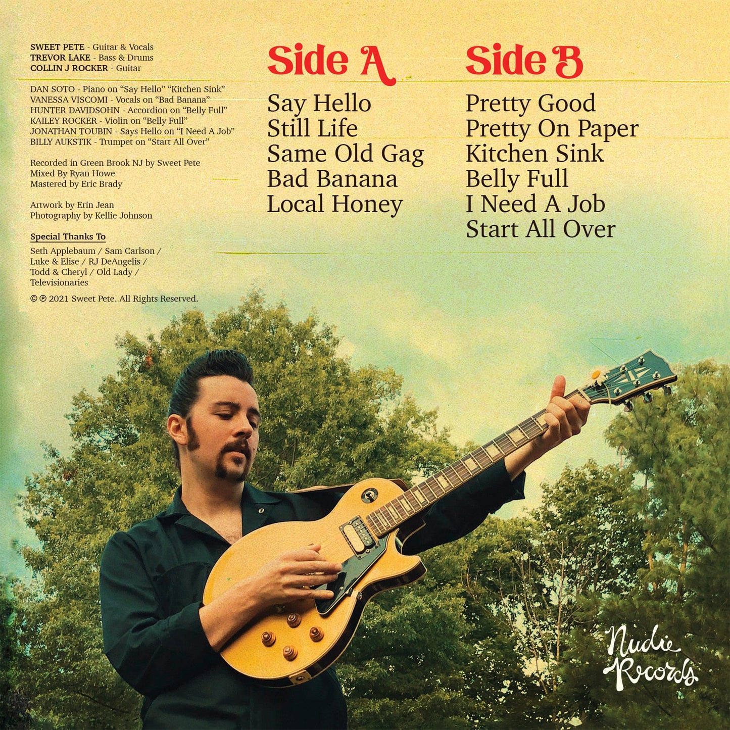 Sweet Pete - "Say Hello" - Vinyl LP