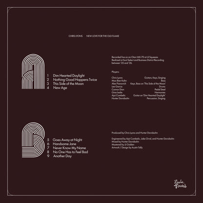 Chris Lyons - "New Love for the Old Flame" - Vinyl LP Preorder