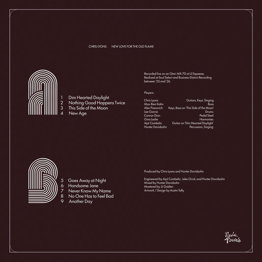 Chris Lyons - "New Love for the Old Flame" - Vinyl LP Preorder