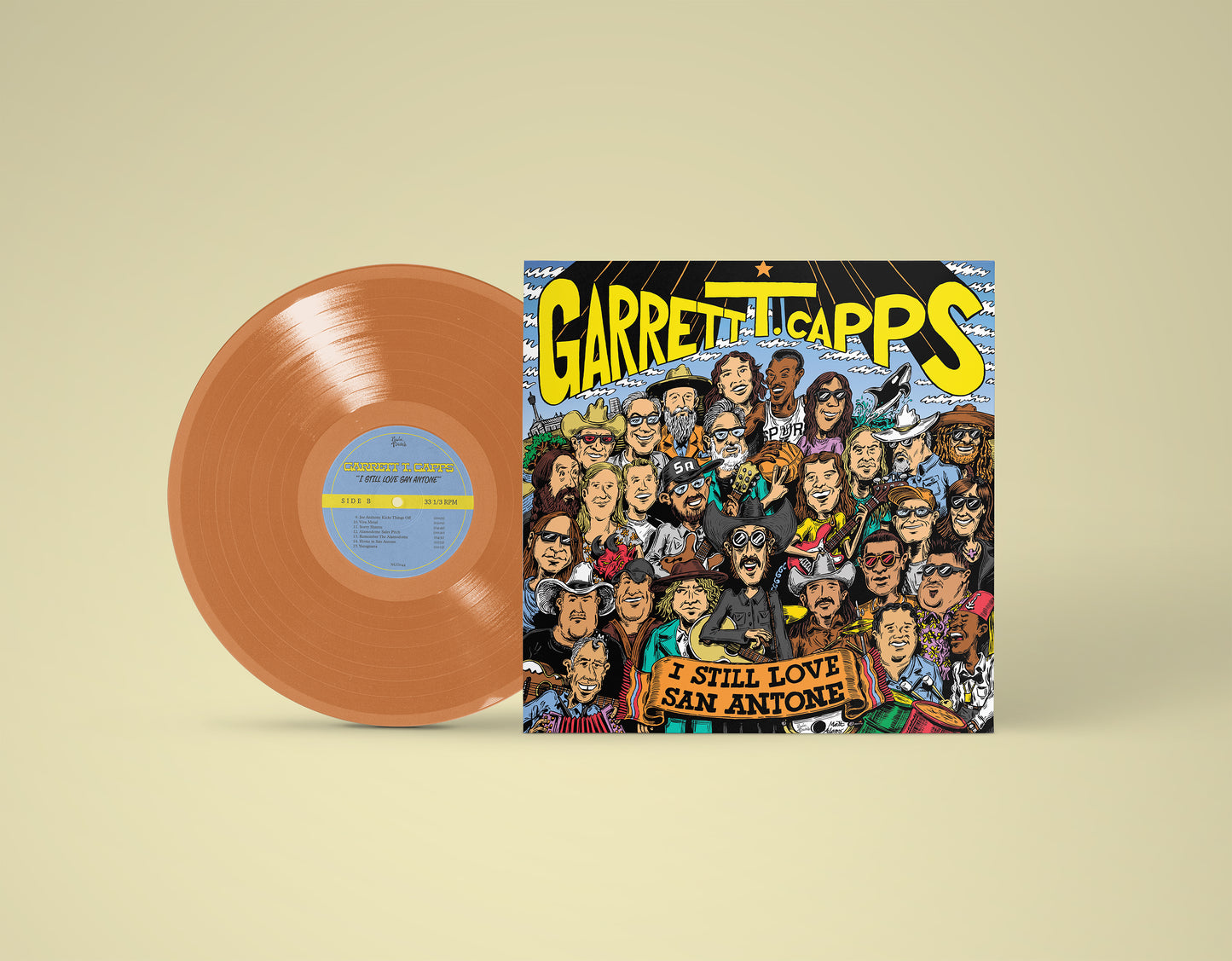 Garrett T. Capps - "I Still Love San Antone" - Vinyl LP
