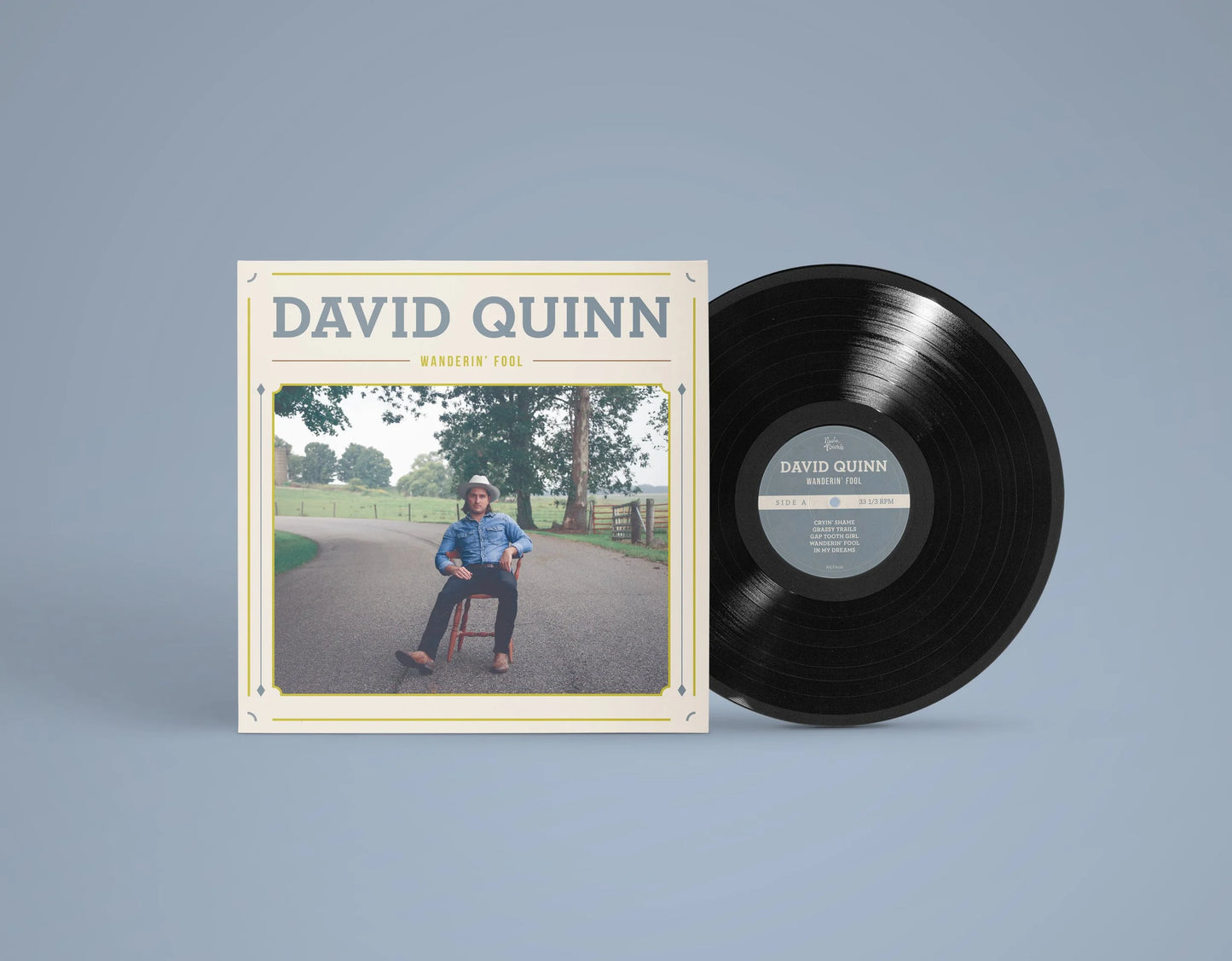 David Quinn - "Wanderin' Fool" - Vinyl LP