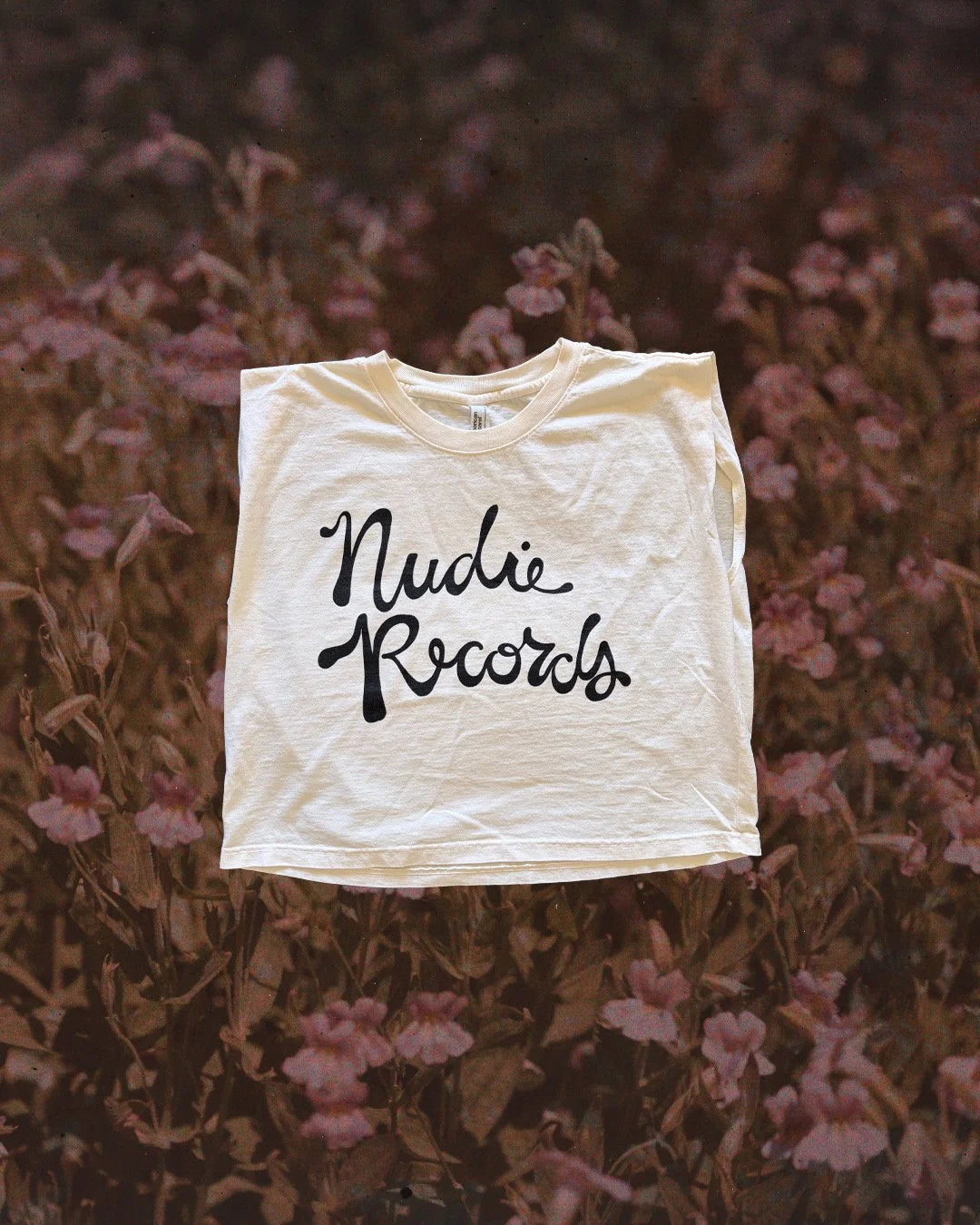 Cropped Babe Muscle Tee - Cream