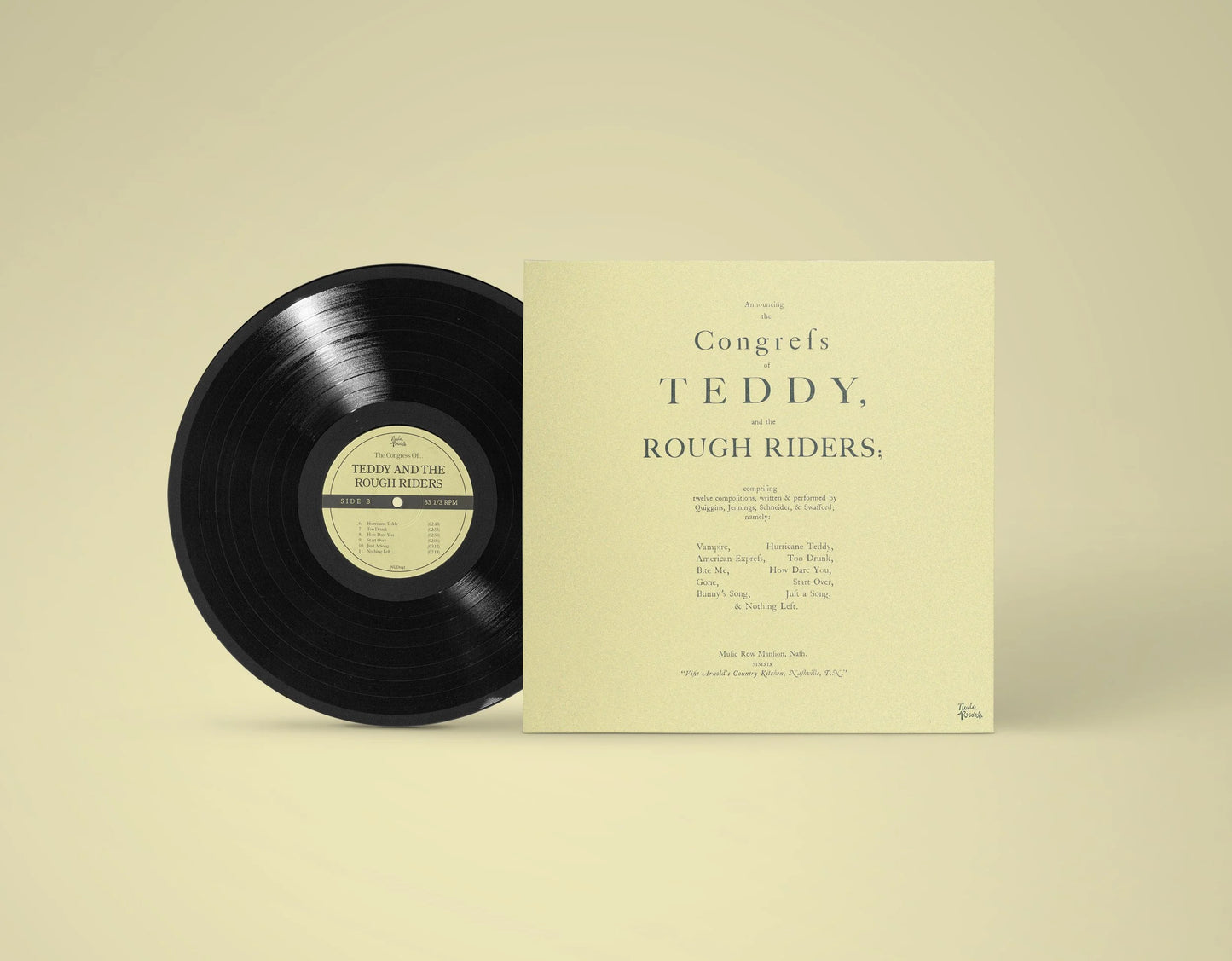 Teddy & The Rough Riders - "The Congress Of..." - Vinyl LP